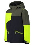 Thumbnail CMP, 33W0624 ski jacket kids Anthracite / Yellow Fluo grey, yellow 