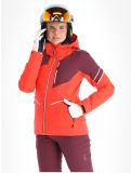 Thumbnail CMP, 33W0666 ski jacket women Poppy purple, red 