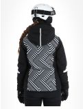 Thumbnail CMP, 33W0686 ski jacket women Black White black, white 