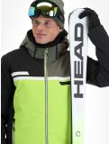 Thumbnail CMP, 33W0747 ski jacket men Acid black, green 