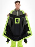 Thumbnail CMP, 33W0747 ski jacket men Acid black, green 