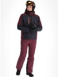 Thumbnail CMP, 33W0837 ski jacket men Anthracite grey, purple 