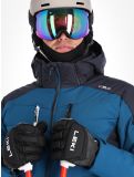 Thumbnail CMP, 33W0837 ski jacket men Petrol black, blue 