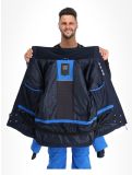 Thumbnail CMP, 33W0887 ski jacket men Black Blue blue 