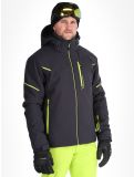 Thumbnail CMP, 33W0897 softshell ski jacket men Anthracite / Acid Yellow grey 