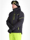 Thumbnail CMP, 33W0897 softshell ski jacket men Anthracite / Acid Yellow grey 