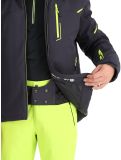 Thumbnail CMP, 33W0897 softshell ski jacket men Anthracite / Acid Yellow grey 