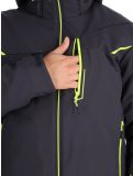 Thumbnail CMP, 33W0897 softshell ski jacket men Anthracite / Acid Yellow grey 