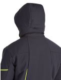 Thumbnail CMP, 33W0897 softshell ski jacket men Anthracite / Acid Yellow grey 