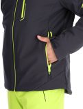 Thumbnail CMP, 33W0897 softshell ski jacket men Anthracite / Acid Yellow grey 