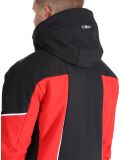 Thumbnail CMP, 33W0897 softshell ski jacket men Ferrari Black black, red 