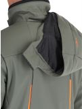 Thumbnail CMP, 33W0897 softshell ski jacket men Olive green 