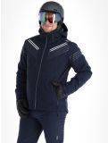 Thumbnail CMP, 33W0967 softshell ski jacket men Black Blue blue 