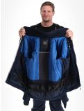 Thumbnail CMP, 33W0967 softshell ski jacket men Black Blue blue 