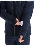 Thumbnail CMP, 33W0967 softshell ski jacket men Black Blue blue 