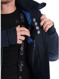 Thumbnail CMP, 33W0967 softshell ski jacket men Black Blue blue 