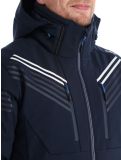 Thumbnail CMP, 33W0967 softshell ski jacket men Black Blue blue 