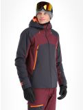 Thumbnail CMP, 33W2897 ski jacket men Anthracite Burgundy grey 