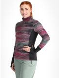 Thumbnail CMP, 34L2096 pullover women Mineral / Festival blue, pink 