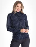 Thumbnail CMP, 34L4306 pullover women Black Blue / White blue, white 