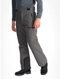 Thumbnail CMP, 34W4387 ski pants men Black Melange grey 