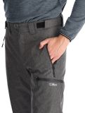 Thumbnail CMP, 34W4387 ski pants men Black Melange grey 