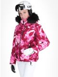 Thumbnail CMP, 34W4416F-P ski jacket women Festival / White pink, white 