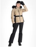 Thumbnail CMP, 34W4436F ski jacket women Sesame brown 