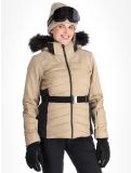 Thumbnail CMP, 34W4436F ski jacket women Sesame brown 