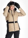 Thumbnail CMP, 34W4436F ski jacket women Sesame brown 