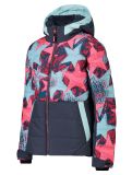 Thumbnail CMP, 34W4865P ski jacket kids Aqua  / Gloss / Teal multicolor, pink 