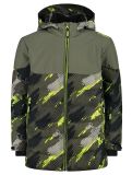 Thumbnail CMP, 34W4994P ski jacket kids Olive / Black black, green 