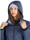 Thumbnail CMP, 39A5006M softshell ski jacket women Blue Melange / Niagara blue 