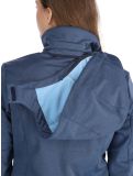 Thumbnail CMP, 39A5006M softshell ski jacket women Blue Melange / Niagara blue 