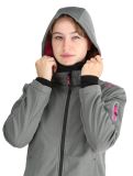 Thumbnail CMP, 39A5006M softshell ski jacket women Mineral Melange green 