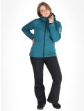 Thumbnail CMP, 39A5006M softshell ski jacket women Teal green 