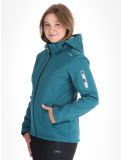 Thumbnail CMP, 39A5006M softshell ski jacket women Teal green 