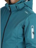 Thumbnail CMP, 39A5006M softshell ski jacket women Teal green 