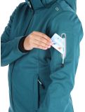 Thumbnail CMP, 39A5006M softshell ski jacket women Teal green 