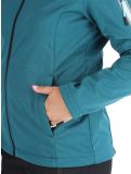 Thumbnail CMP, 39A5006M softshell ski jacket women Teal green 