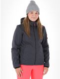 Thumbnail CMP, 39A5006M softshell ski jacket women Titanium Melange / Red Fluo grey, red 