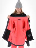 Thumbnail CMP, 39A5006M softshell ski jacket women Titanium Melange / Red Fluo grey, red 