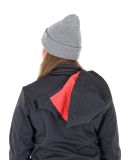 Thumbnail CMP, 39A5006M softshell ski jacket women Titanium Melange / Red Fluo grey, red 