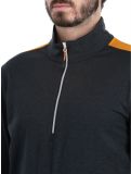 Thumbnail CMP, 39L2577 pullover men Black Mel. Pumpkin black 