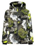 Thumbnail CMP, 39W1924 ski jacket kids Olive / Yellow Fluo green, yellow 