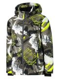 Thumbnail CMP, 39W1924 ski jacket kids Olive / Yellow Fluo green, yellow 