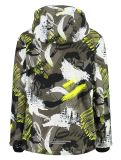 Thumbnail CMP, 39W1924 ski jacket kids Olive / Yellow Fluo green, yellow 