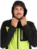 Thumbnail CMP, 3A01787N softshell ski jacket men Acid Yellow / Black black, yellow 