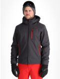 Thumbnail CMP, 3A01787N softshell ski jacket men Anthracite / Black / Chili black, grey, red 