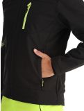 Thumbnail CMP, 3A01787N softshell ski jacket men Black / Acid black 